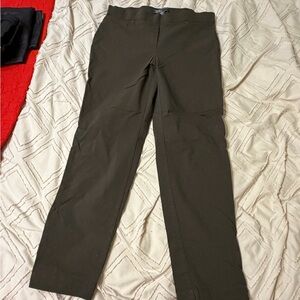 89th & Madison Women's Olive-Brown Dress Pants - Straight Leg